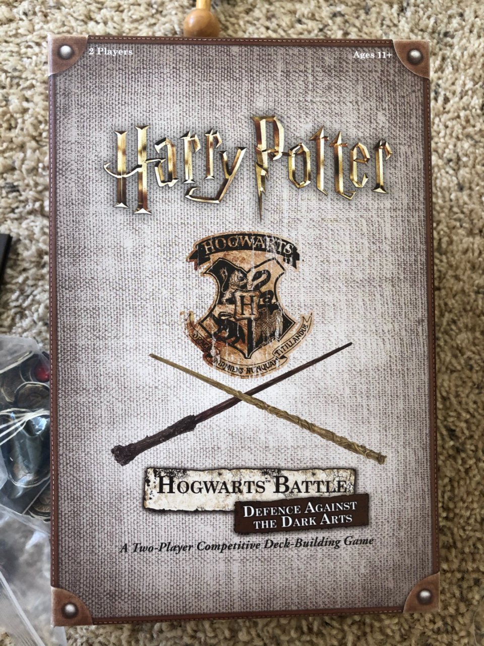 Harry Potter,USAOPOLY Harry Potter Hogwarts Battle Defence Against The Dark Arts | Competitive Deck Building Game | Officially Licensed Harry Potter Merchandise | Harry Potter Board Game (DB010-512-001800-06): Toys & Games