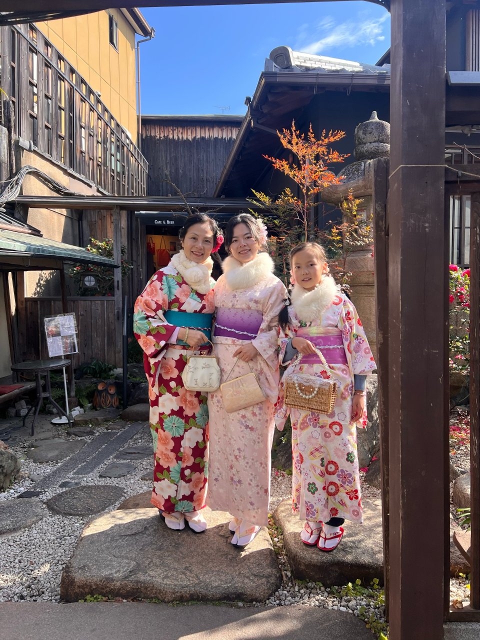 京都三姐妹出街❤️和服体验👘...