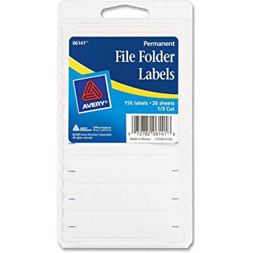 Avery File Folder Labels 文件档案标签贴纸