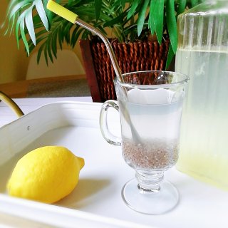 奇亚籽柠檬🍋水...