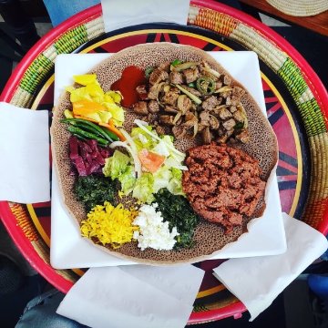 Delish Ethiopian Cuisine - 西雅图 - Seattle - 推荐菜：Delish Special Veggie Combo