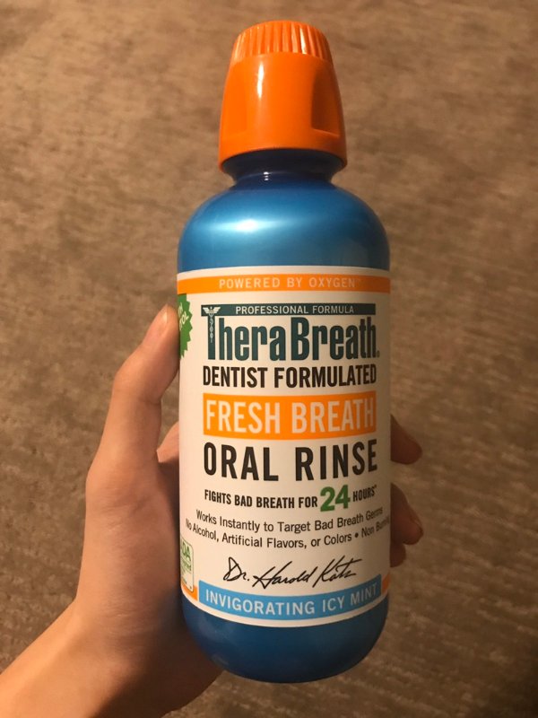 Fresh Breath Oral Rinse Invigorating Icy Mint, 16.0 FL OZ(2 pack)
