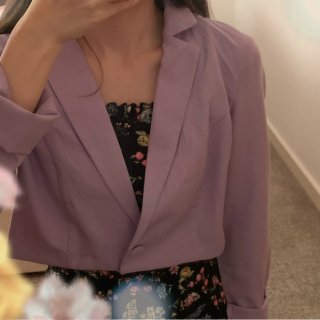 🇬🇧£4 H&M香芋紫💜短西装真的太好穿...