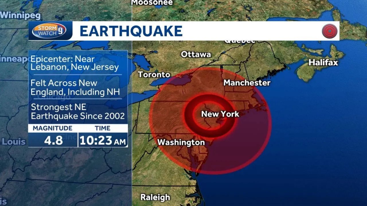 波士顿刚刚地震了？
