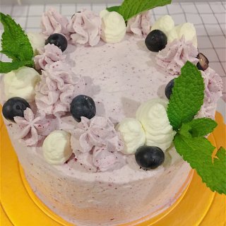 酸甜蓝莓奶油蛋糕～...