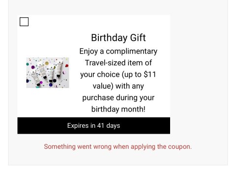 请问生日礼要怎么加进去啊？一直显示错误