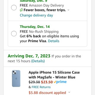 iphone15官方手机壳蓝色只要$23...