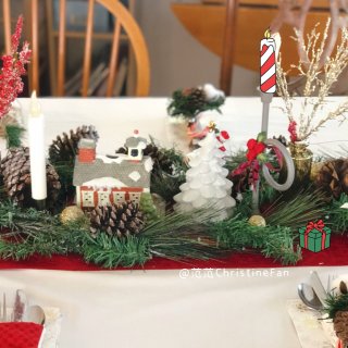 DIY圣诞餐桌🎄十刀以内解决圣诞cent...