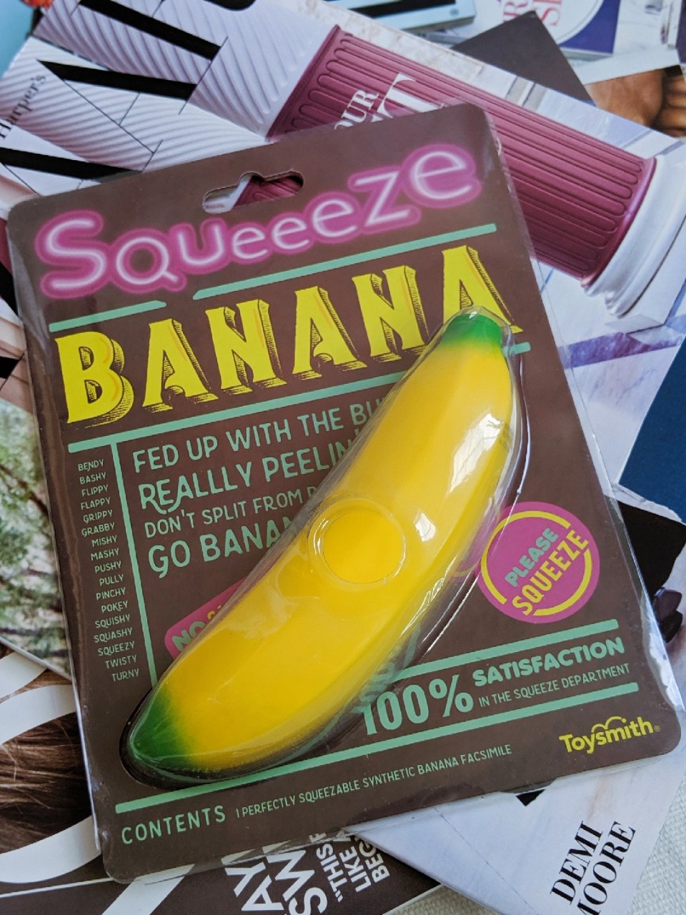 UO的解压小物：可挤压的香蕉...