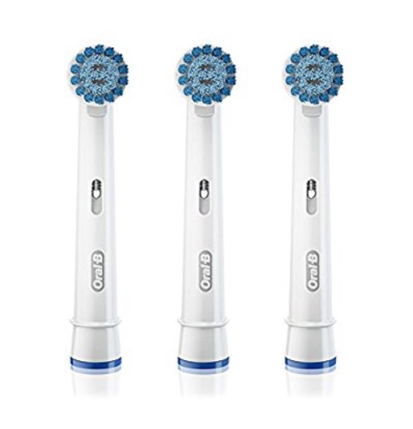 Sensitive Gum Care Electric Toothbrush Replacement Brush Heads Refill, 3 Count