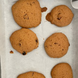 做了cookie跟muffin...