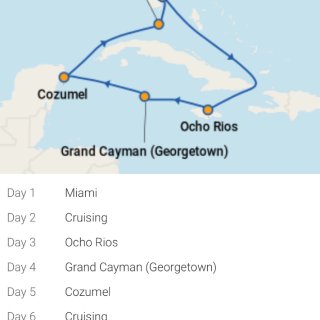 MSC seaside加勒比海航线...