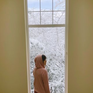 西雅图终于下雪啦，另附在家拍照小窍门(^...