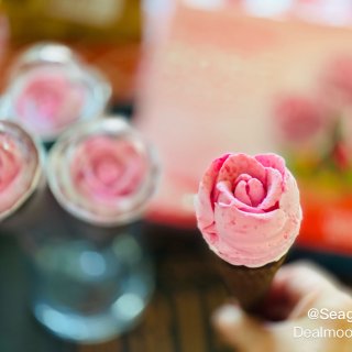 Aldi宝藏：绝美浪漫的玫瑰🌹花蛋筒🍦...