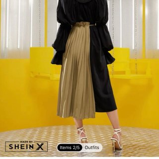 方领法式连衣裙👗...