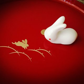 白兔筷架