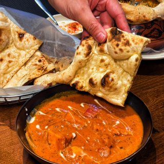 在纽约发现家不错的印度餐‼️味道很出圈🔥...