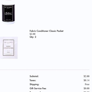 Fabric Conditioner Classic Packet | The Laundress