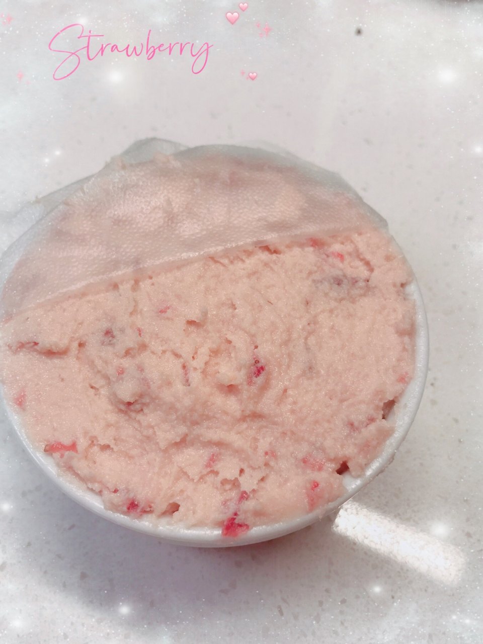 DIY 粉色系甜點-草莓奶酥🍓