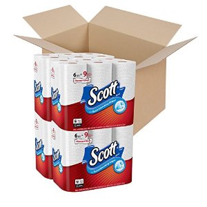 Scott Choose-A-Sheet Mega Roll Paper Towels, 6 Count (Pack of 4)