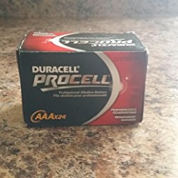金霸王'AAA碱性电池24节Duracell 32-MA92-DH0O Procell Alkaline Battery, AAA (Pack of 24): Electronics
