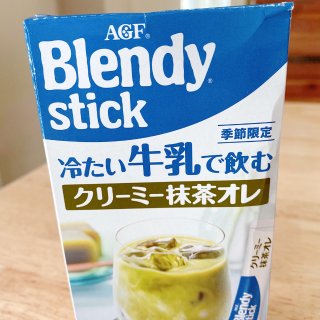DHL直发【日本直邮】日本AGF BLENDY STICK 季节限定 冰牛奶抹茶冷饮 6条入 - 亚米