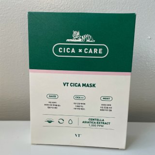 韩国VT CICA老虎贴祛痘补水保湿舒缓面膜 10片入 - 亚米
