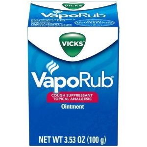 Vicks VapoRub Cough Suppressant Topical Analgesic Ointment, 3.53 Oz