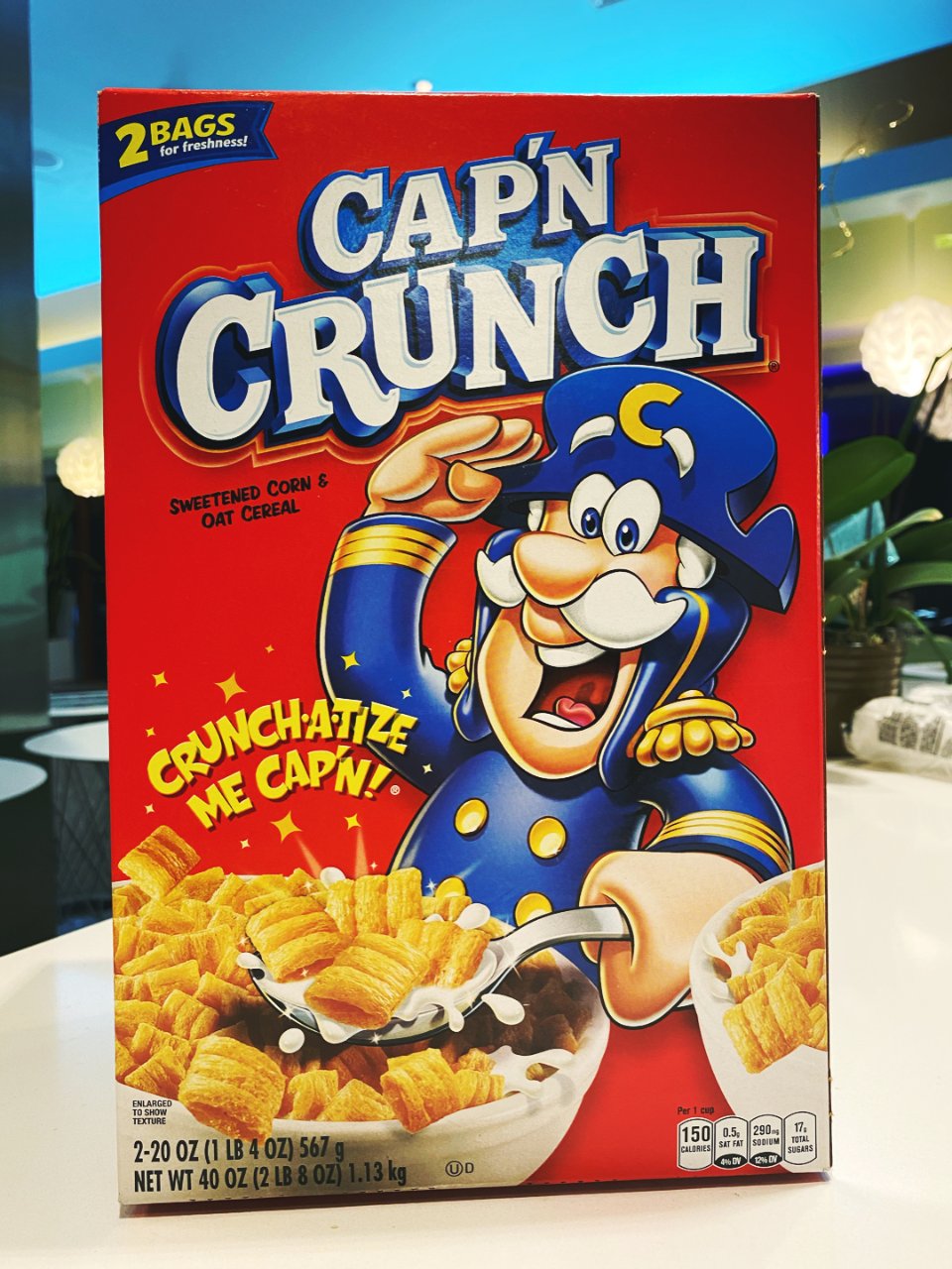 captain crunch 玉米麦片...
