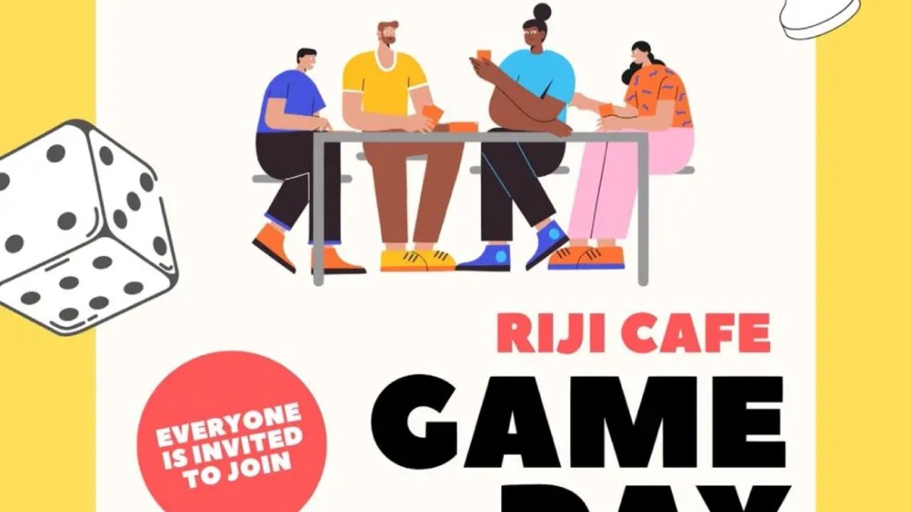这个周末来Riji Cafe玩游戏吧！