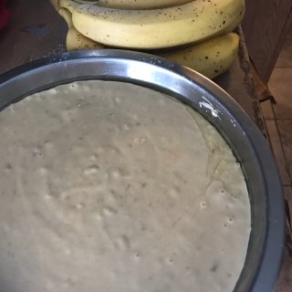 在家烘培香蕉蛋糕...