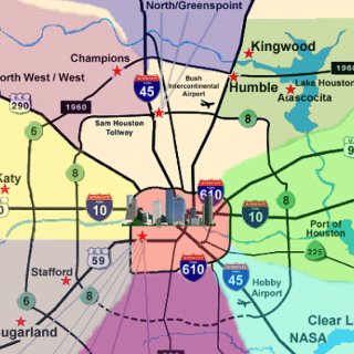 #地图#关于休斯顿的那些事之地图全知道！...