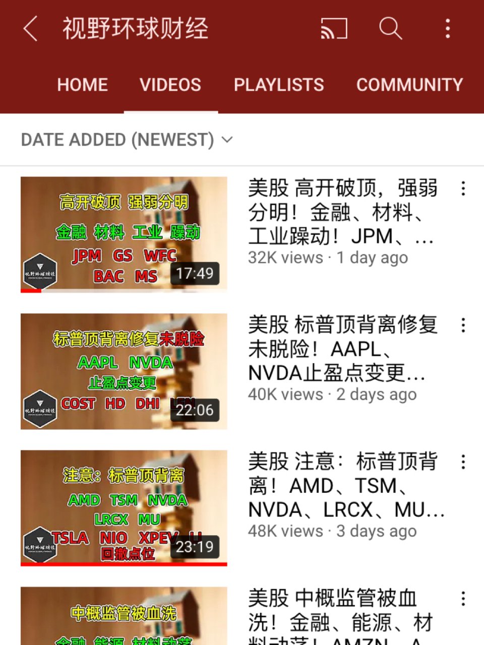 7推荐几个我常看的财经类博主| 社区美国生活精选