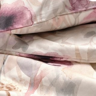 IKEA新品水彩花纹被罩枕套套装...