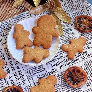圣诞预热—法式姜饼人饼干...
