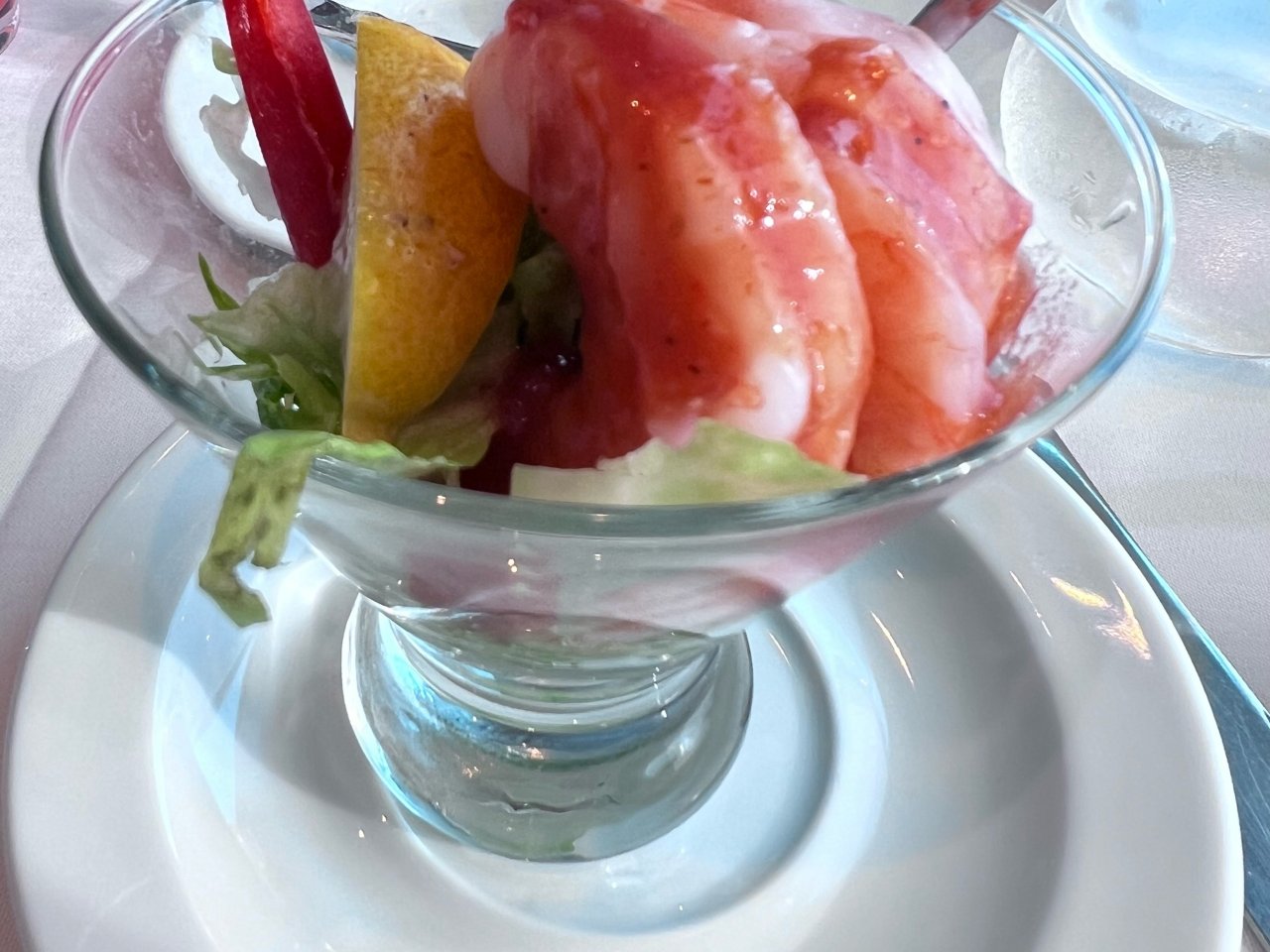 健康轻食：shrimp cocktail...