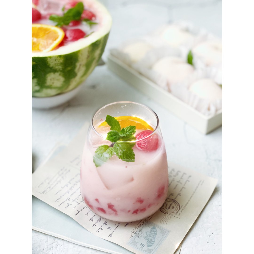 一起来摆摊 |炎炎夏日,来一杯西瓜养乐多饮品