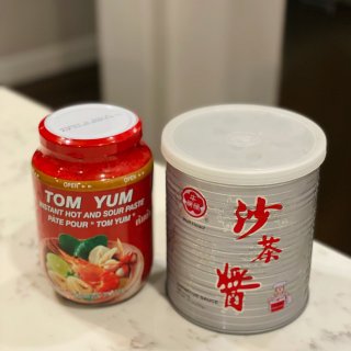 沙茶+冬荫功酱爆蓝蟹，猜猜最好吃的是什么...