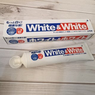 亚米无限回购～狮王美白牙膏white&w...