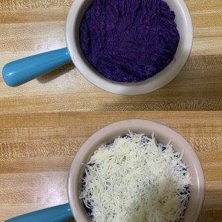 芝士紫薯泥