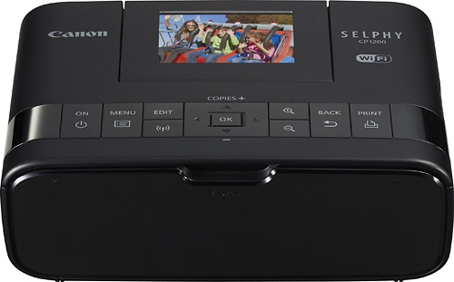 炫飞 无线照片打印机Canon SELPHY CP1200 Wireless Photo Printer Black