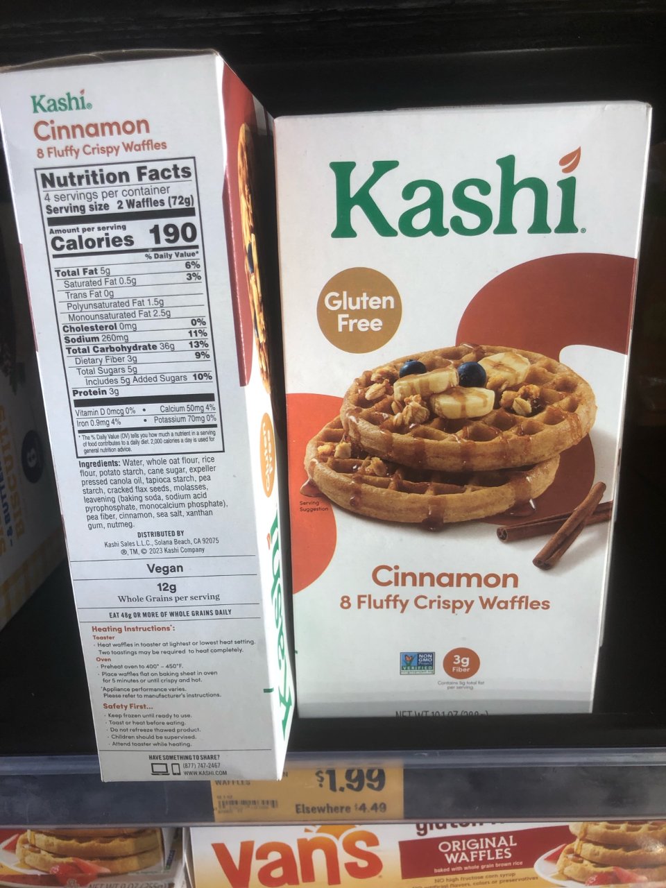 Kashi waffle 餅