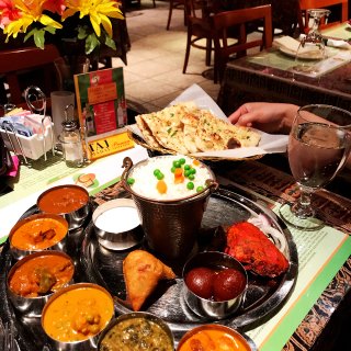 印度菜,印度美食,Thali,印度餐厅,美食