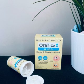 OraTicx儿童综合益生菌，保护牙齿，...