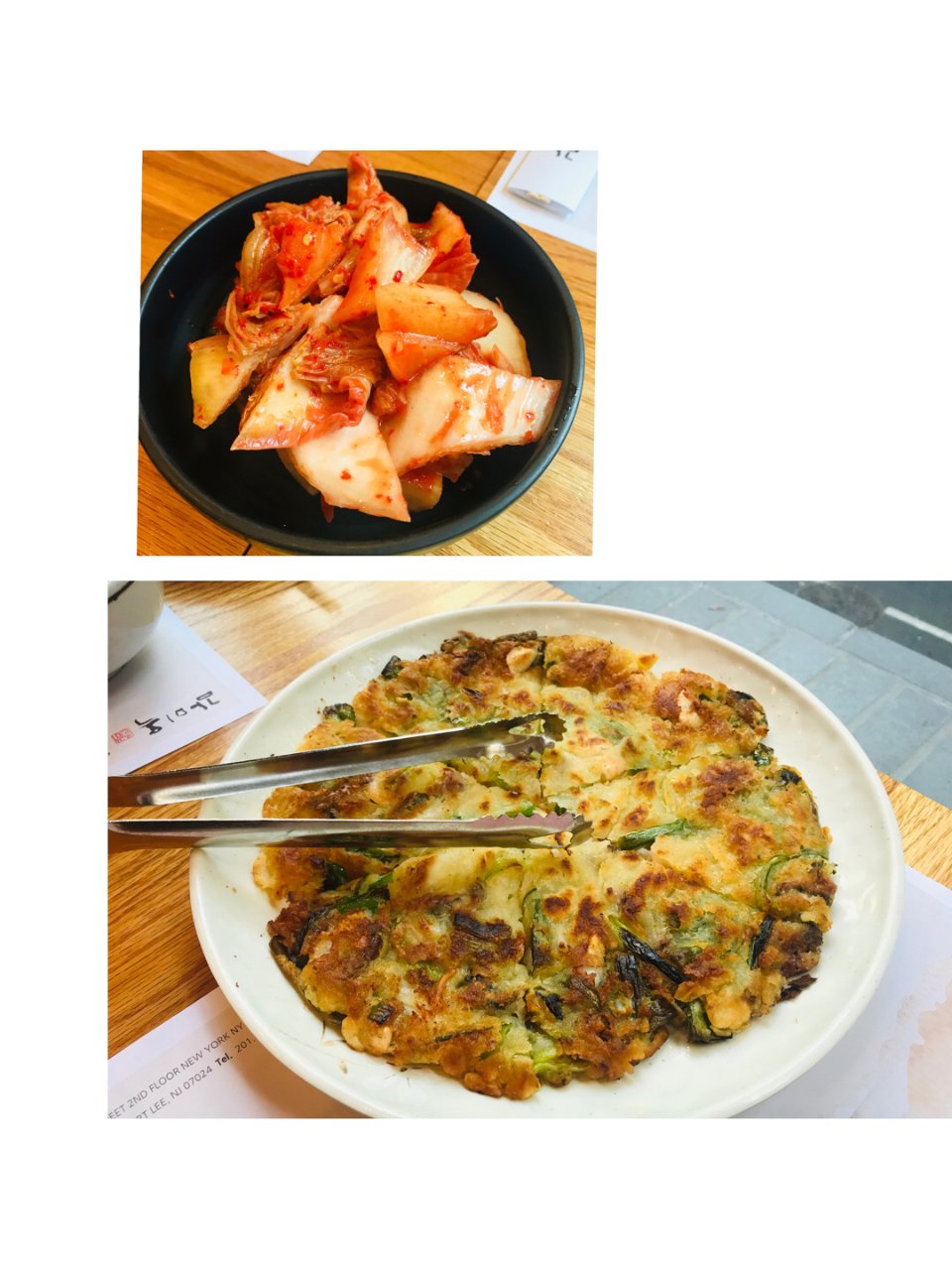 Gammeeok,kimchi,Pajeon,韩式海鲜饼