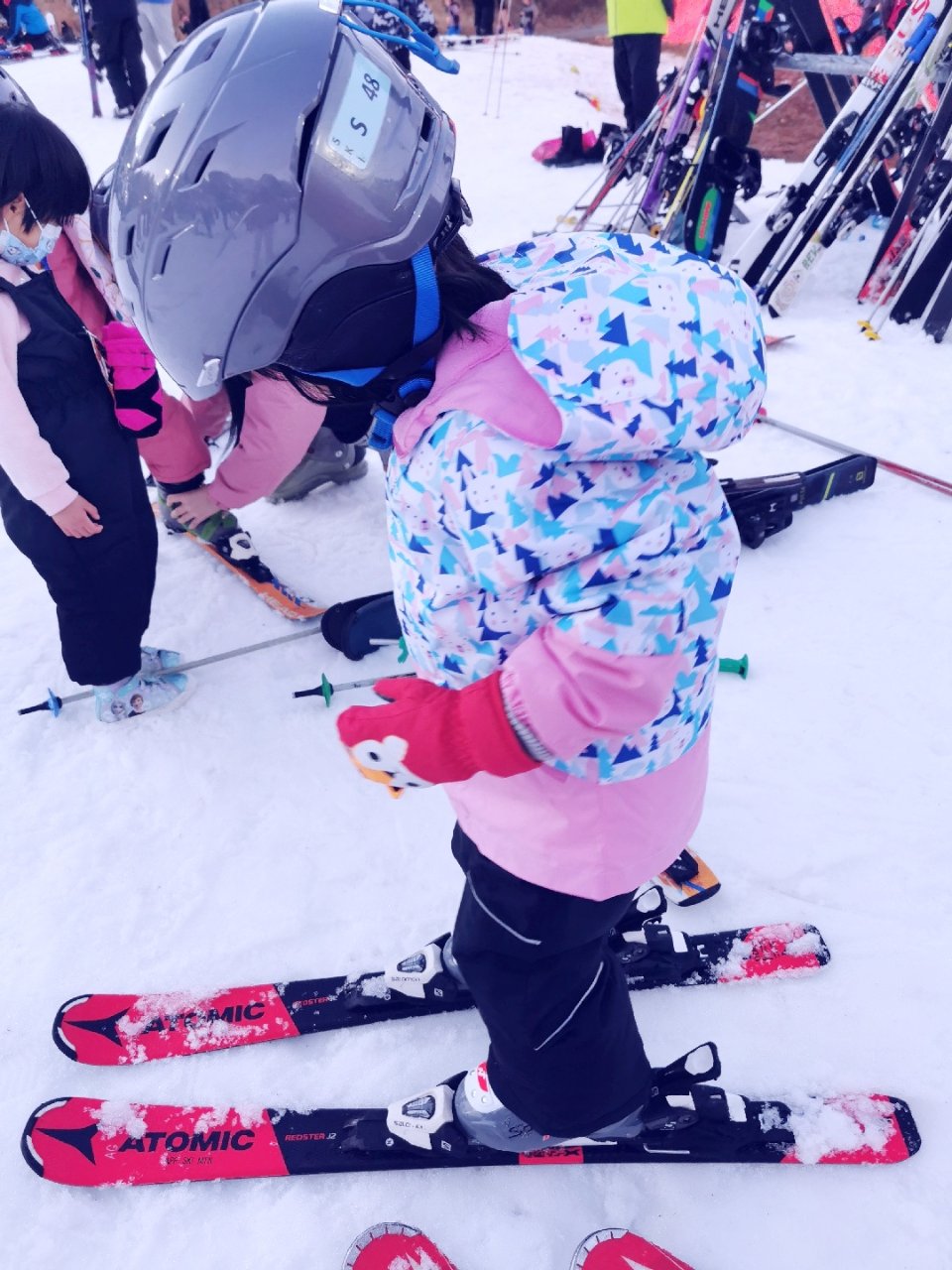 JD的迪卡侬儿童滑雪服...