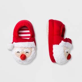 儿童圣诞老人拖鞋