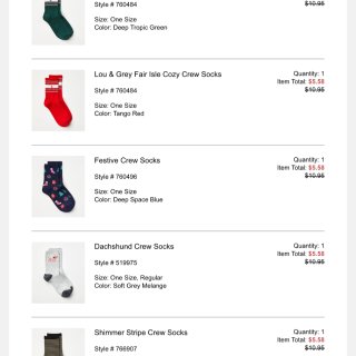 $6买了10双圣诞袜子 🧦...