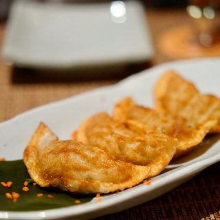 Hangawi,蔬菜饺子,有蒸和炸两种做法