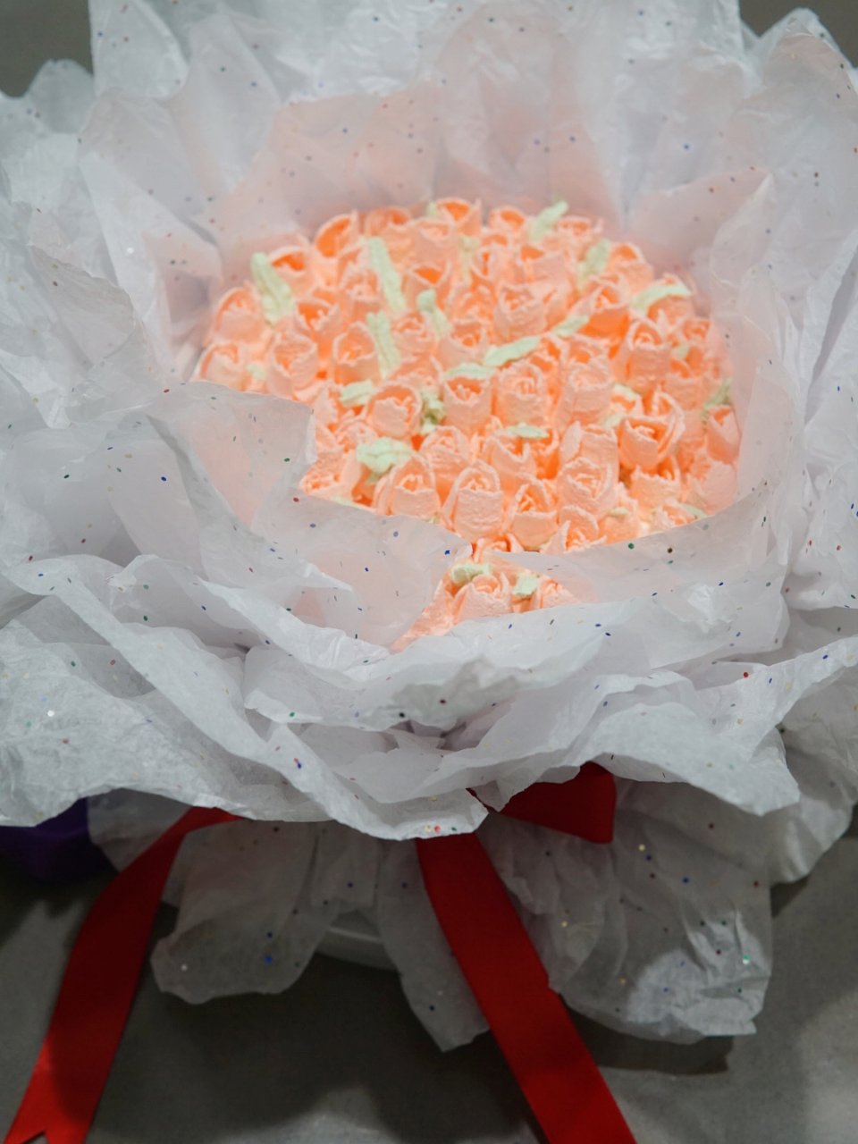 生日蛋糕,生日蛋糕自己做,玫瑰花束